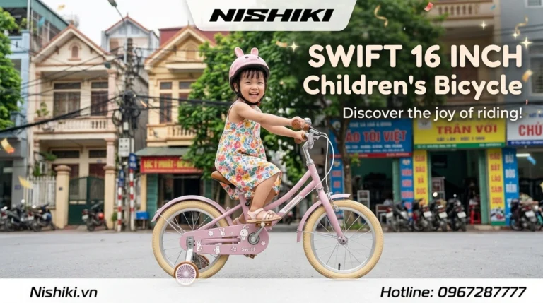 Xe Đạp Trẻ Em Nhật Nishiki SWIFT 16 Inch: Đẳng Cấp Chất Lượng & Sự Lựa Chọn Vàng Cho Bé Gái (2026)