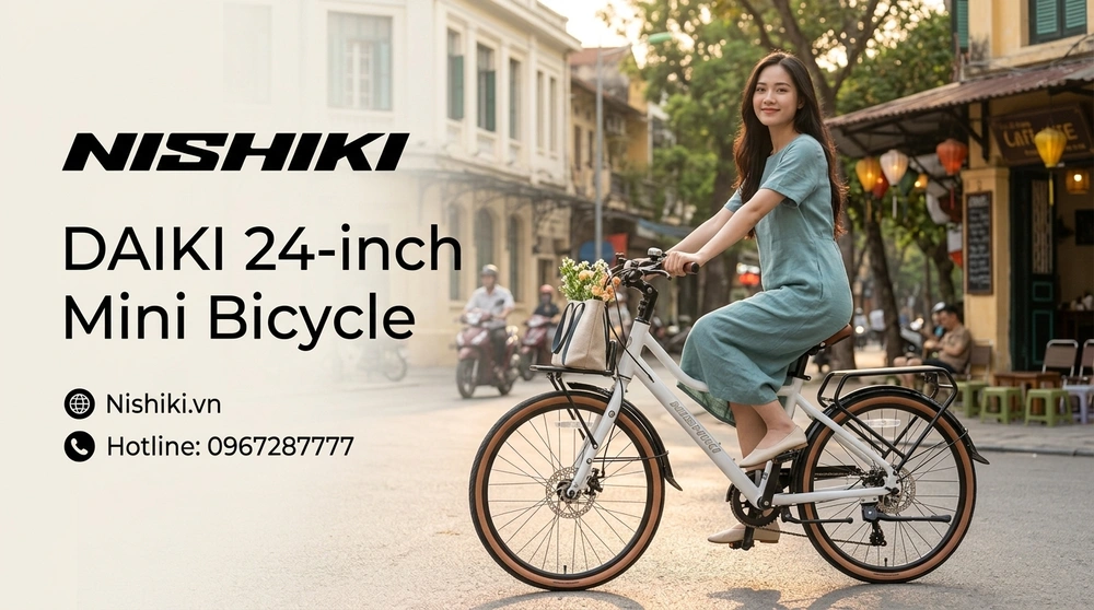 Xe Đạp Mini DAIKI 24 INCH: Đẳng Cấp Xe Nhật – Tinh Hoa Retro Giữa Lòng Phố Thị Hiện Đại
