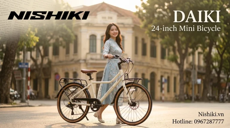Xe Đạp Mini DAIKI 24 INCH: Đẳng Cấp Xe Nhật – Tinh Hoa Retro Giữa Lòng Phố Thị Hiện Đại