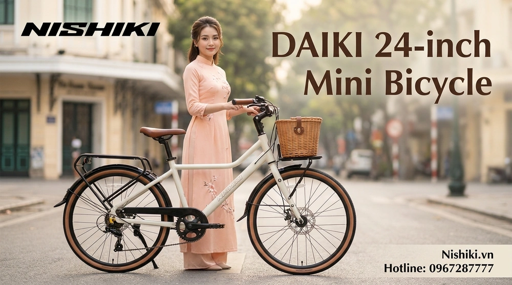 Xe Đạp Mini DAIKI 24 INCH: Đẳng Cấp Xe Nhật – Tinh Hoa Retro Giữa Lòng Phố Thị Hiện Đại