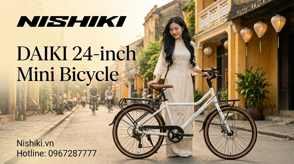 Xe Đạp Mini DAIKI 24 INCH: Đẳng Cấp Xe Nhật – Tinh Hoa Retro Giữa Lòng Phố Thị Hiện Đại