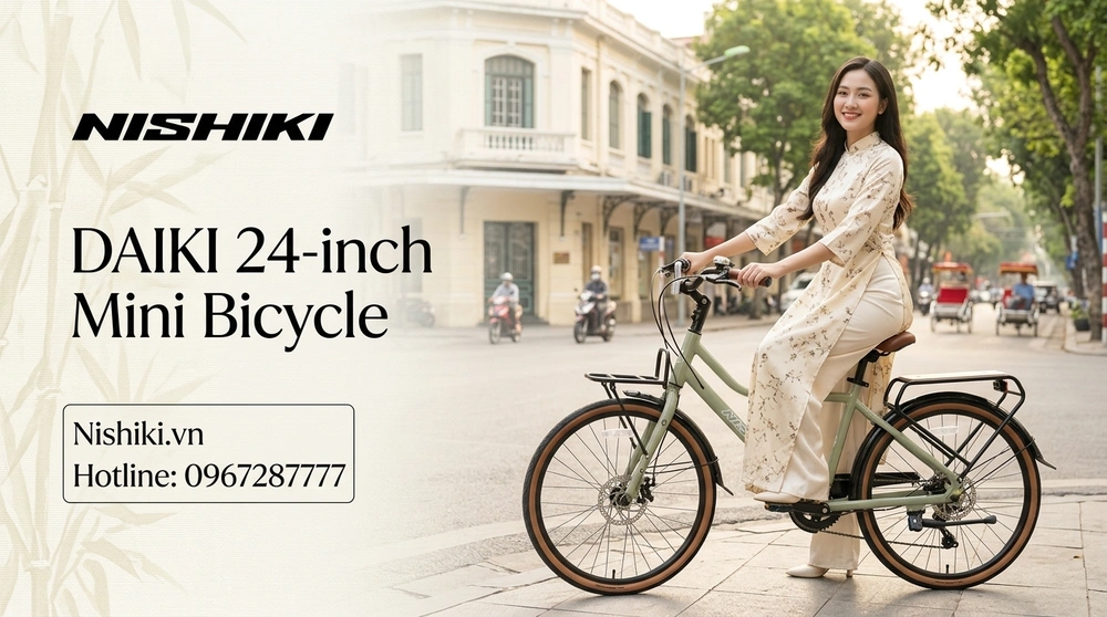 Xe Đạp Mini DAIKI 24 INCH: Đẳng Cấp Xe Nhật – Tinh Hoa Retro Giữa Lòng Phố Thị Hiện Đại