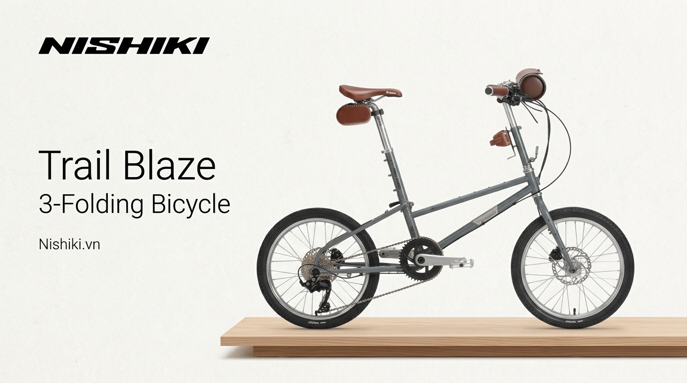 Xe Đạp Gấp Nhật Bản Nishiki 3 Trail Blaze