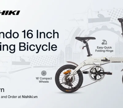 Xe Đạp Gấp Nhật Bản Nishiki Onando 16 Inch