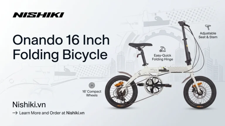 Xe Đạp Gấp Nhật Bản Nishiki Onando 16 Inch