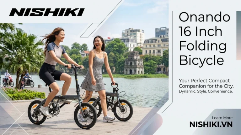 Xe Đạp Gấp Nhật Bản Nishiki Onando 16 Inch