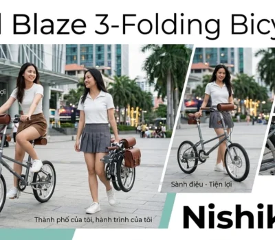 Giải Phẫu Kỹ Thuật Xe Đạp Gấp 3 Trail Blaze: Đỉnh Cao Cơ Khí Đô Thị Từ Nishiki