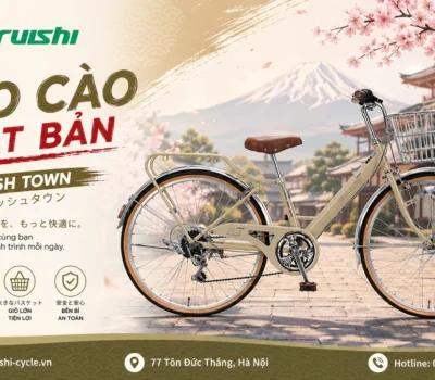 Xe Đạp Cào Cào Nhật Bản FRESH TOWN: Biểu Tượng Bền Bỉ Và Thanh Lịch Từ Maruishi Nhật Bản (2026)