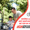 Những lợi ích bất ngờ khi cho bé tập đi xe đạp