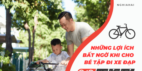 Những lợi ích bất ngờ khi cho bé tập đi xe đạp