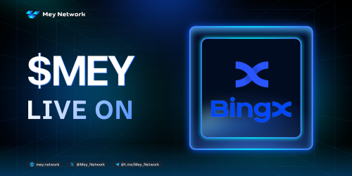 BingX & Mey Network Events: Tổng giải thưởng 160k USDT