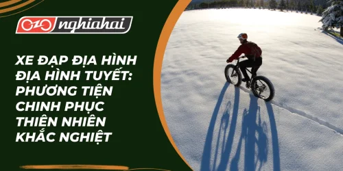 Xe đạp địa hình địa hình tuyết: Phương tiện chinh phục thiên nhiên khắc nghiệt