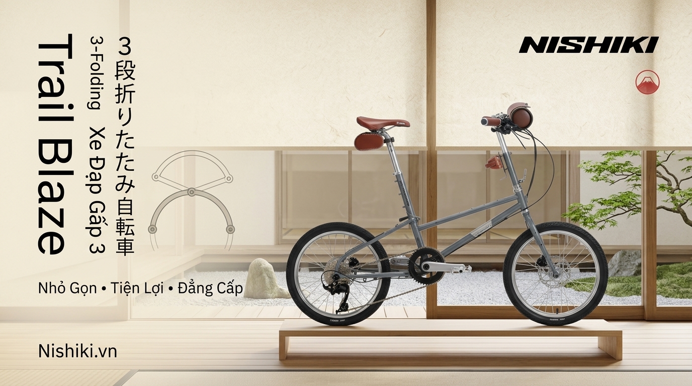 Xe Đạp Gấp 3 Trail Blaze Minimal Japan 05