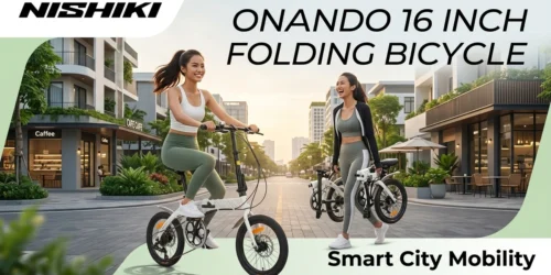 Xe Đạp Gấp Nhật Bản Nishiki Onanando 16 Inch 22