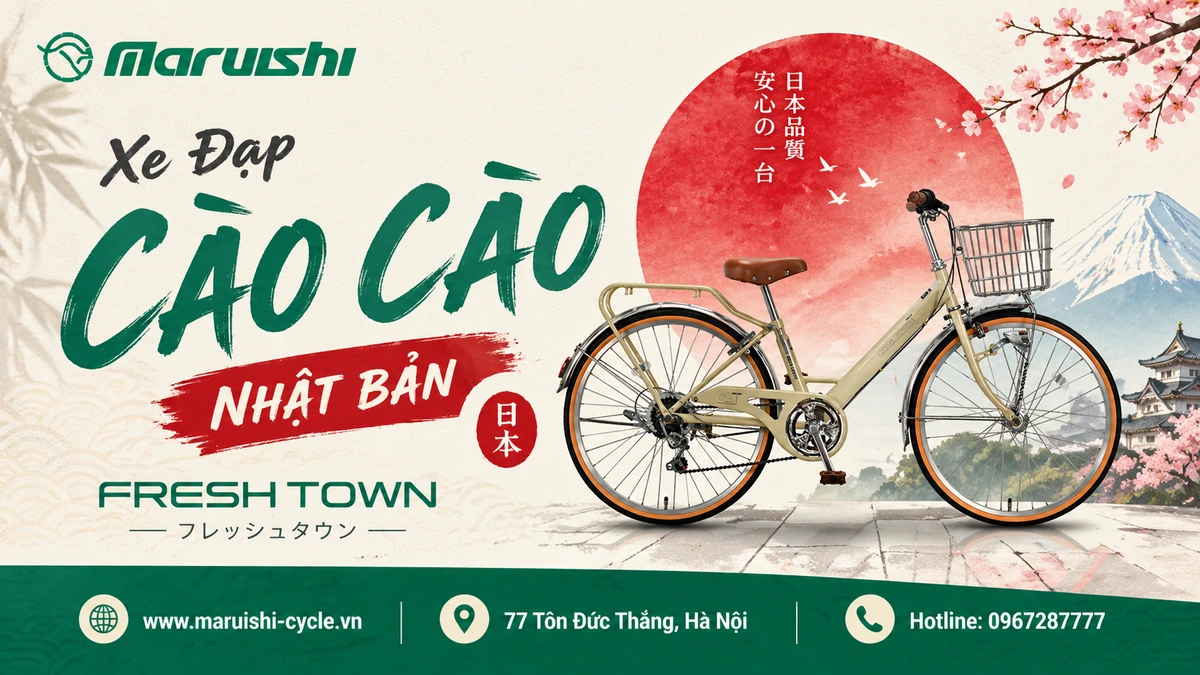 Xe Đạp Cào Cào FRESH TOWN (3)