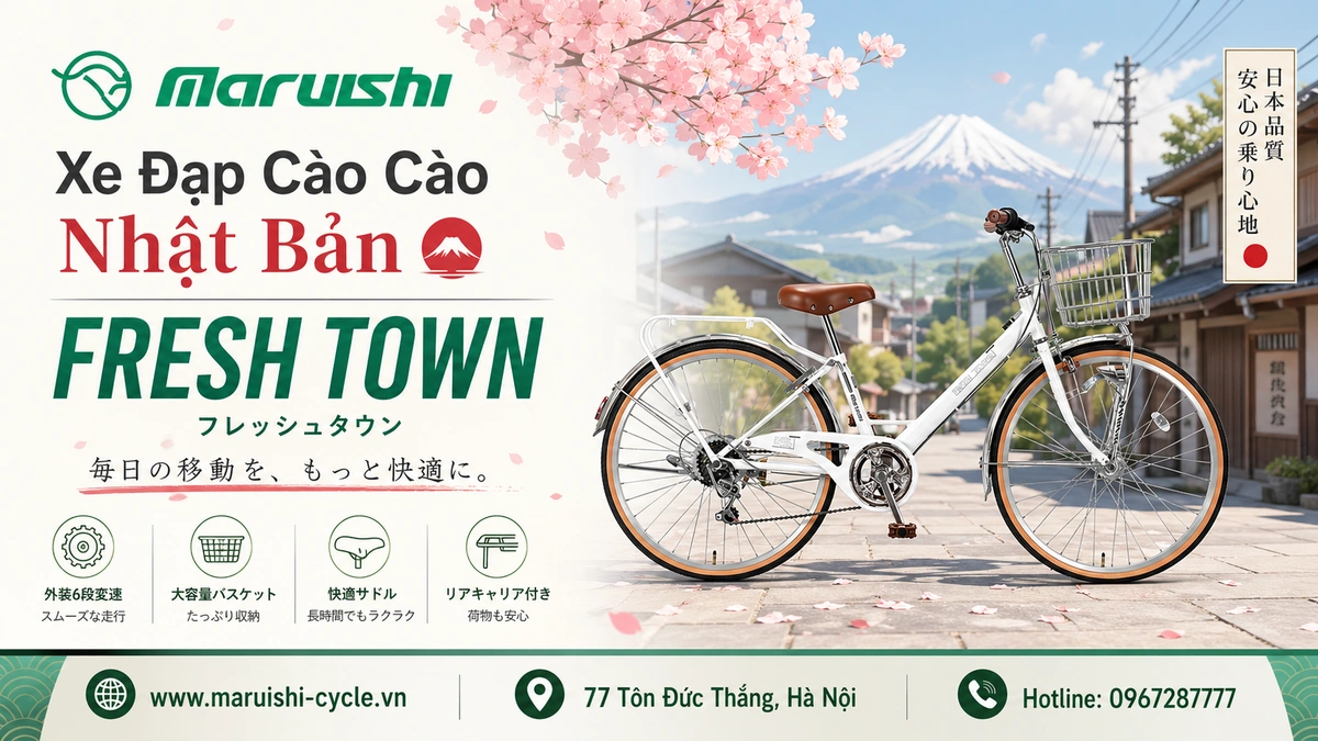 Xe Đạp Cào Cào FRESH TOWN (4)