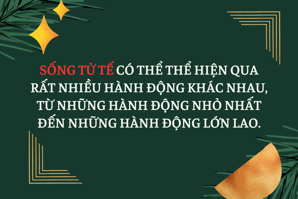 Tử tế là một phẩm chất mang ý nghĩa sâu sắc và toàn diện, bao gồm sự chu đáo, cẩn trọng và thận trọng trong mọi hành động và suy nghĩ.