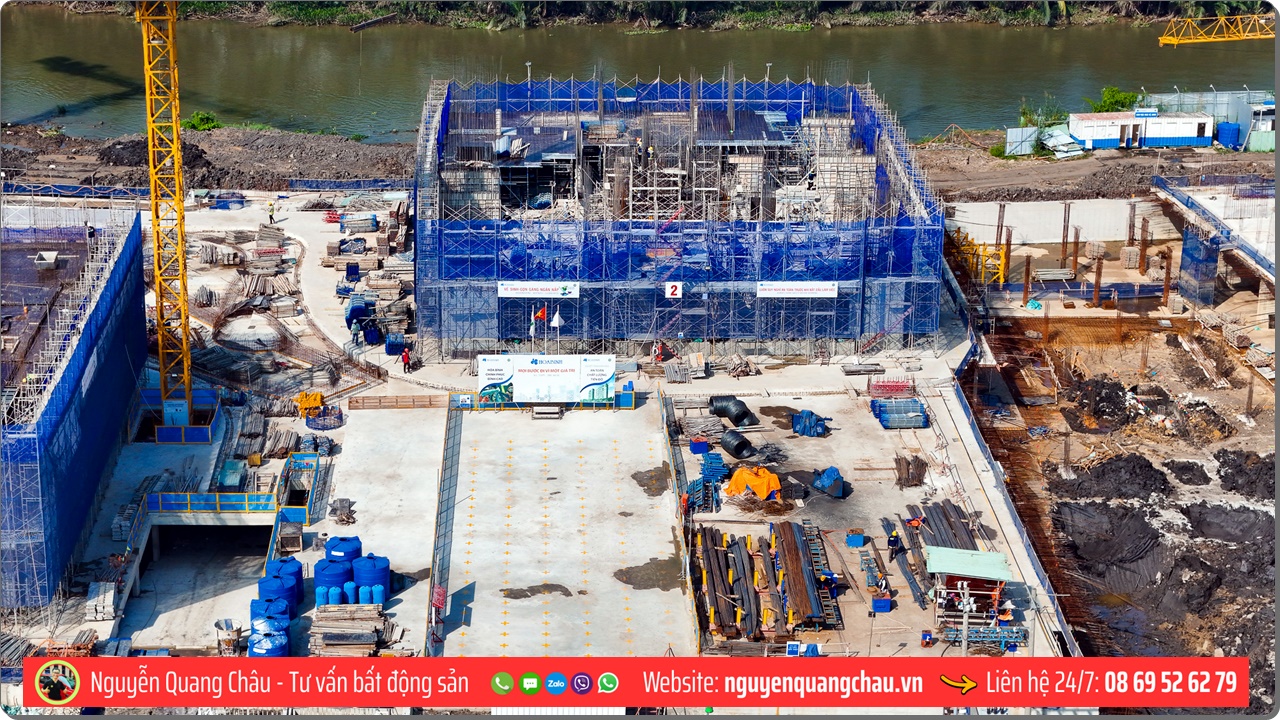 Tiến độ The Privé Đất Xanh đang xây lên rất nhanh 2 Tiến độ The Privé Đất Xanh đang xây lên rất nhanh
