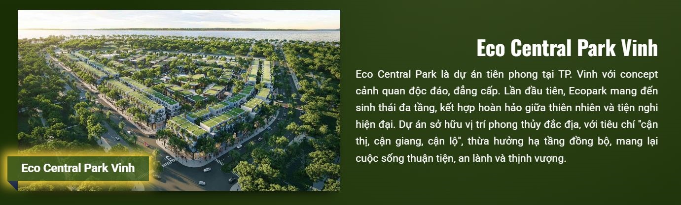 4 dự án bất động sản mà Ecopark đã phát triển thành TOP thế giới