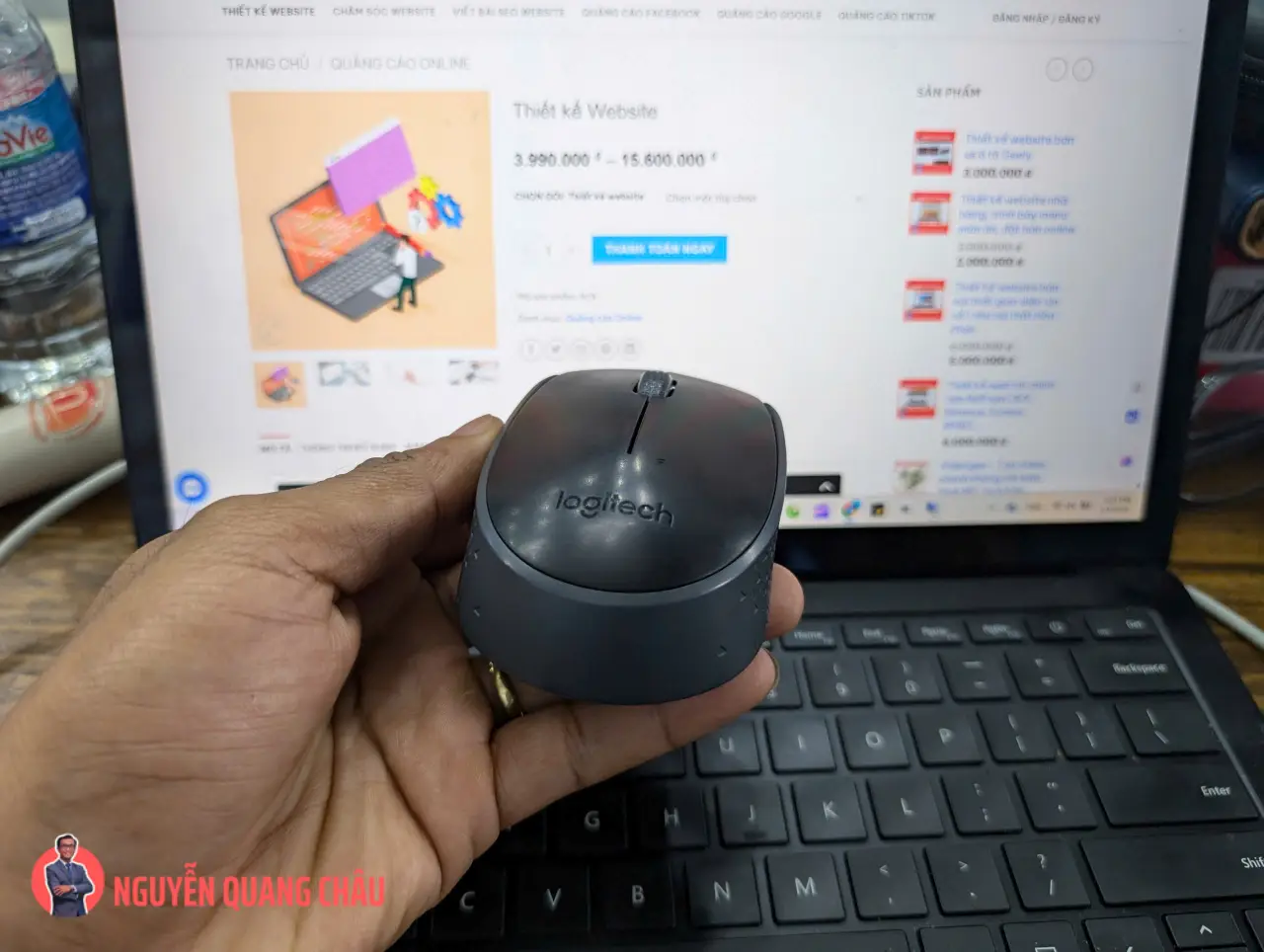 Chuot khong day Logitech B175 2