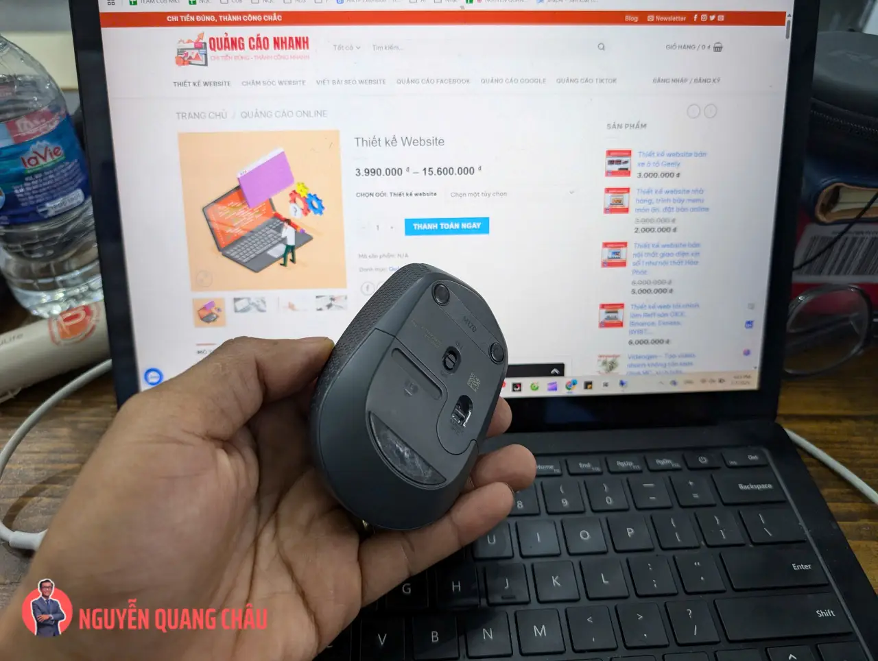 Chuot khong day Logitech B175 3