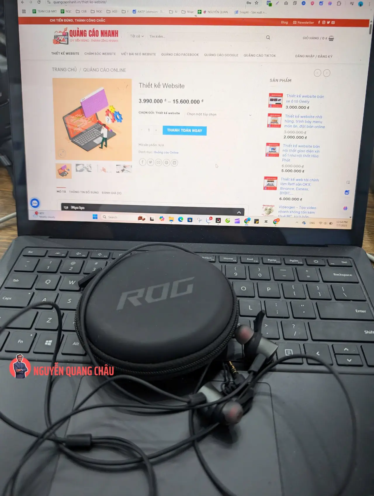 Danh Gia Chi Tiet Tai Nghe Gaming Asus ROG Cetra II Core 1