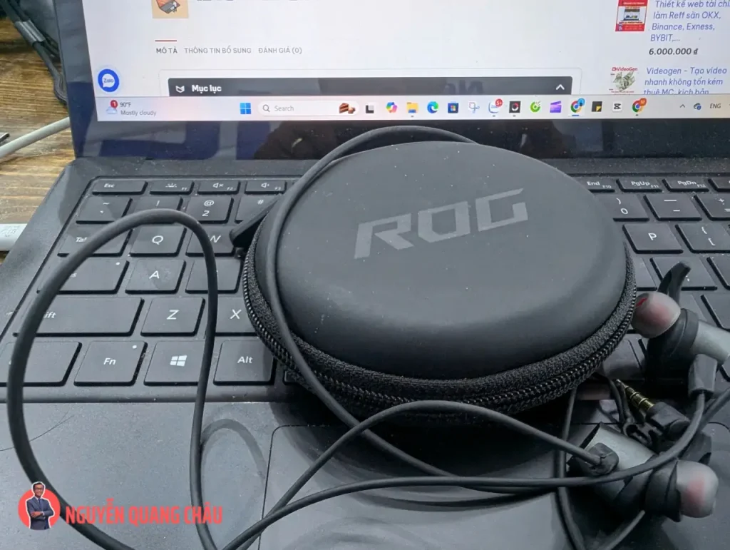 Danh Gia Chi Tiet Tai Nghe Gaming Asus ROG Cetra II Core 2