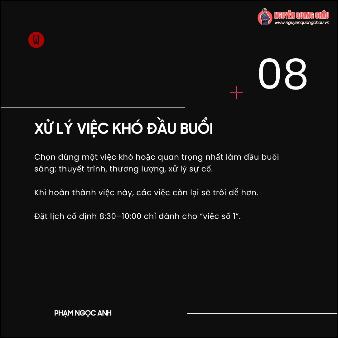 Lam sao de ban lam viec nua ngay ma van hieu qua hon nguoi khac 8