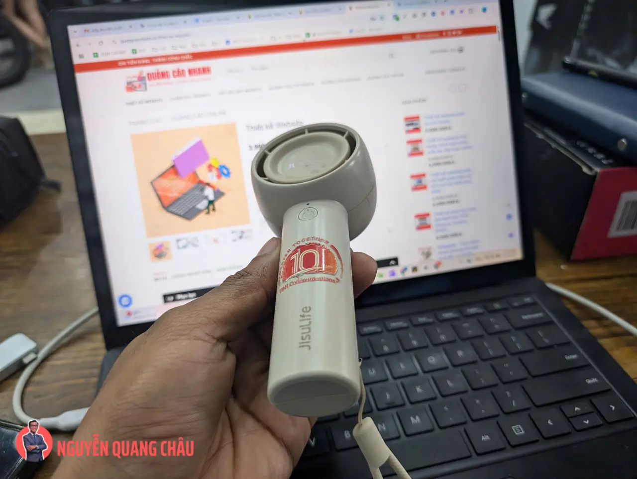 Quat Cam Tay Mini JisuLife Life5 6