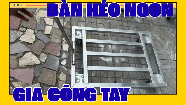 Review xe keo hang gap gon kich thuoc 75x50cm banh 10 inch tai trong 300kg