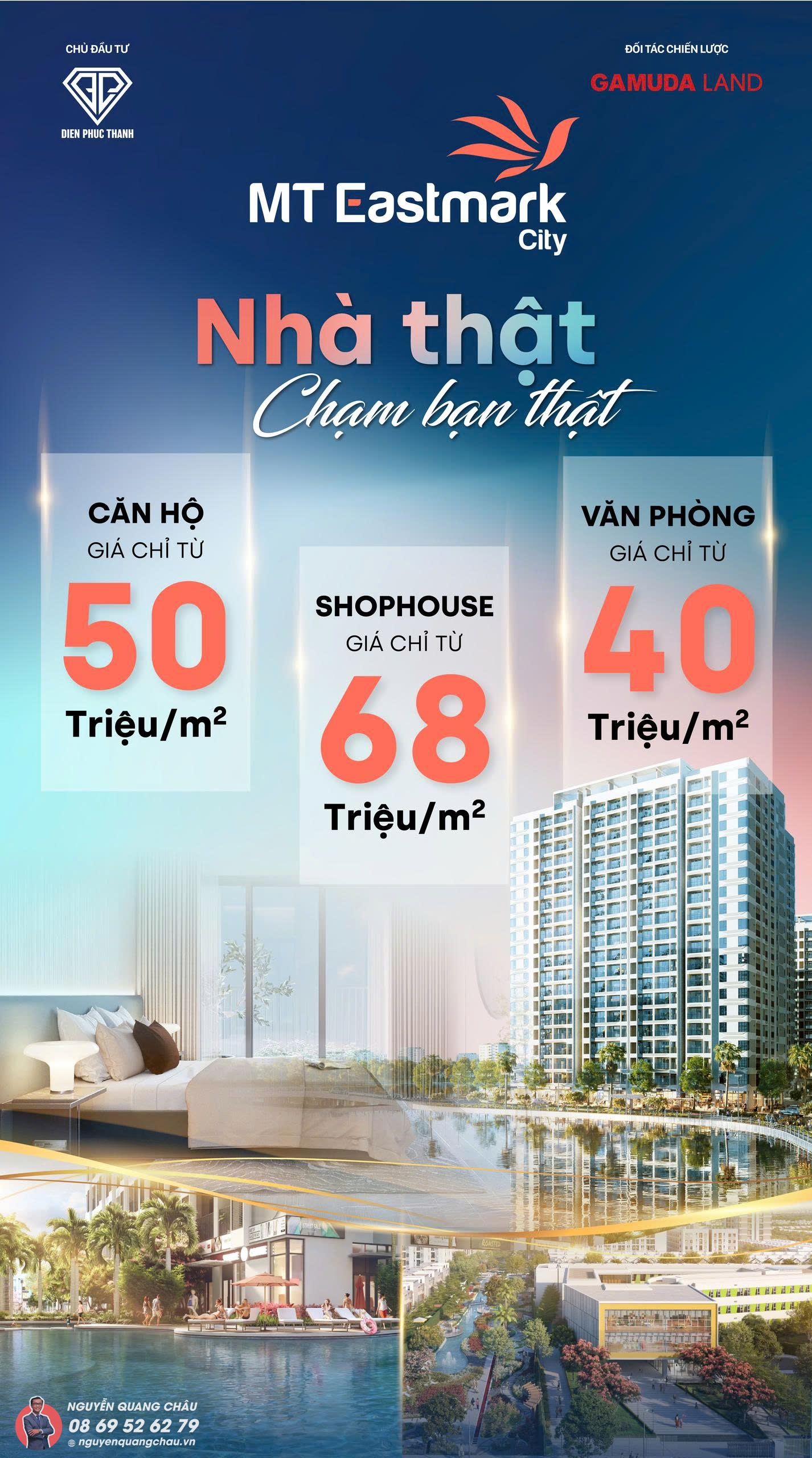 Sở hữu căn hộ văn phòng MT Eastmark – giá chỉ 40 triệu/m2
