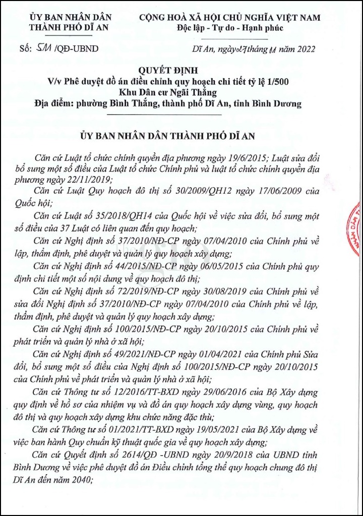 The Gió Riverside – Dĩ An – Bình Dương