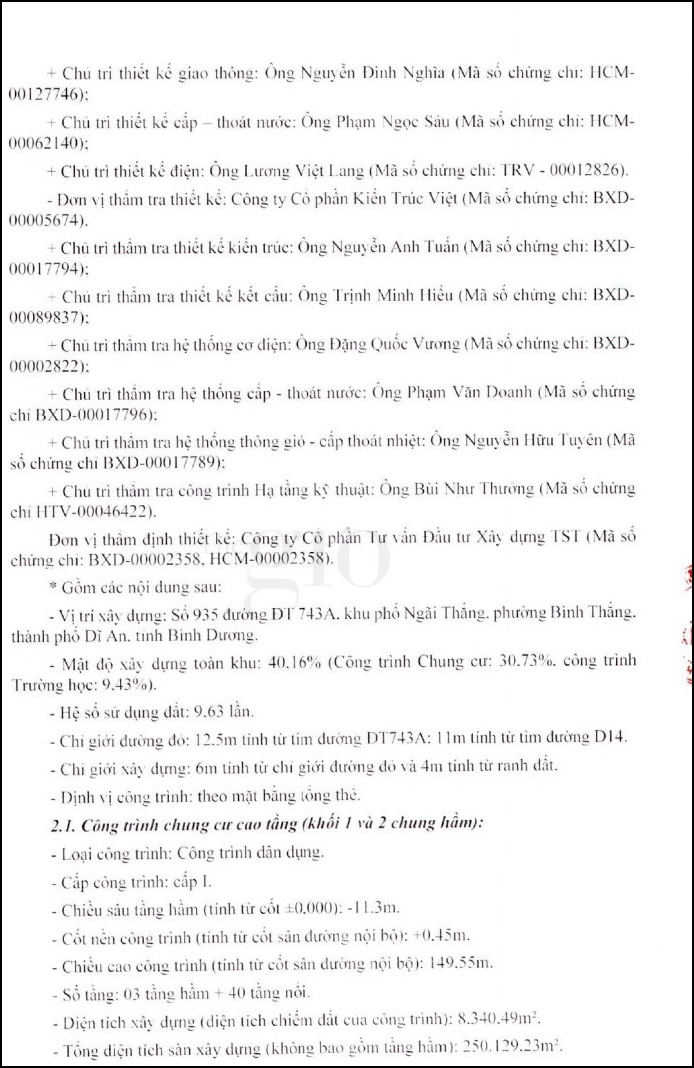 The Gió Riverside – Dĩ An – Bình Dương