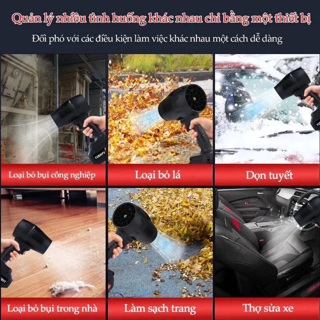 Trải nghiệm máy thổi bụi 1050W 28.000rpm – Sức mạnh đáng kinh ngạc cho nhà và sân vườn