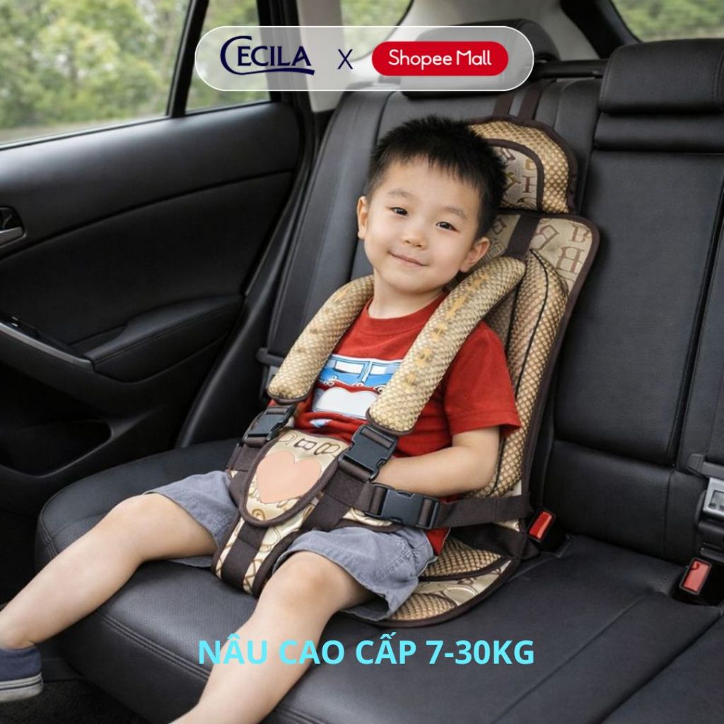 Đai ngồi ô tô cho bé CECILA: Giải pháp an toàn cho bé 1-9 tuổi