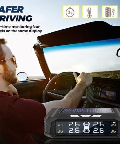 Review Soarfly Cảm Biến Áp Suất Lốp ô tô TPMS không dây dùng tấm pin mặt trời màn hình LCD có USB và 4 cảm biến 1 images upload woo2F16aefd767bdaede09e8357a4150c7849