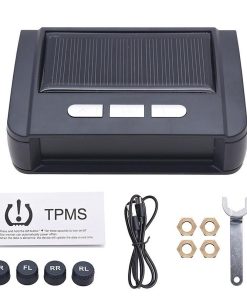 Review Soarfly Cảm Biến Áp Suất Lốp ô tô TPMS không dây dùng tấm pin mặt trời màn hình LCD có USB và 4 cảm biến 8 images upload woo2F649923641402c3507173242a6d545e83