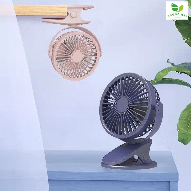 Quạt tích điện kẹp bàn mini: Giải pháp làm mát đa năng, tiện lợi