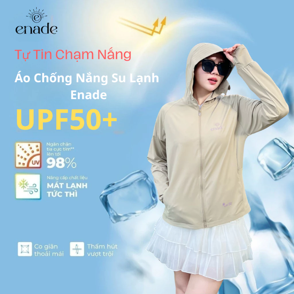 Review áo chống nắng su lạnh 5D Enade UPF 50+: Chị em nên có đi làm nhé!