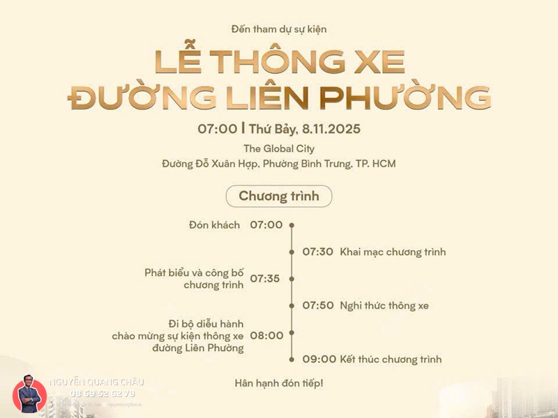 Sau một năm thi công, thông xe tuyến đường Liên Phường dài 660m ngày 8/11/2025