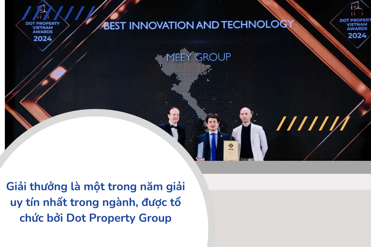 Giải thưởng là một trong năm giải uy tín nhất trong ngành, được tổ chức bởi Dot Property Group.