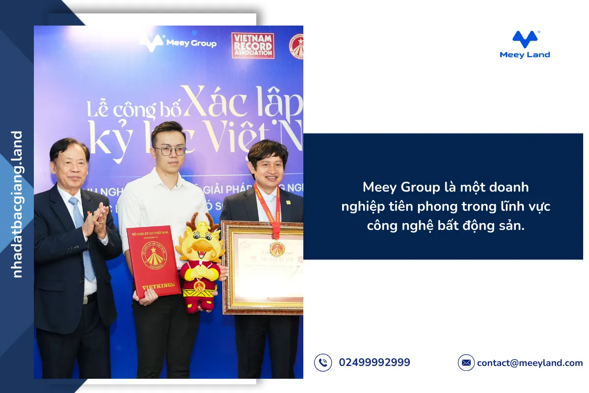 Meey Group là một doanh nghiệp tiên phong trong lĩnh vực công nghệ bất động sản.