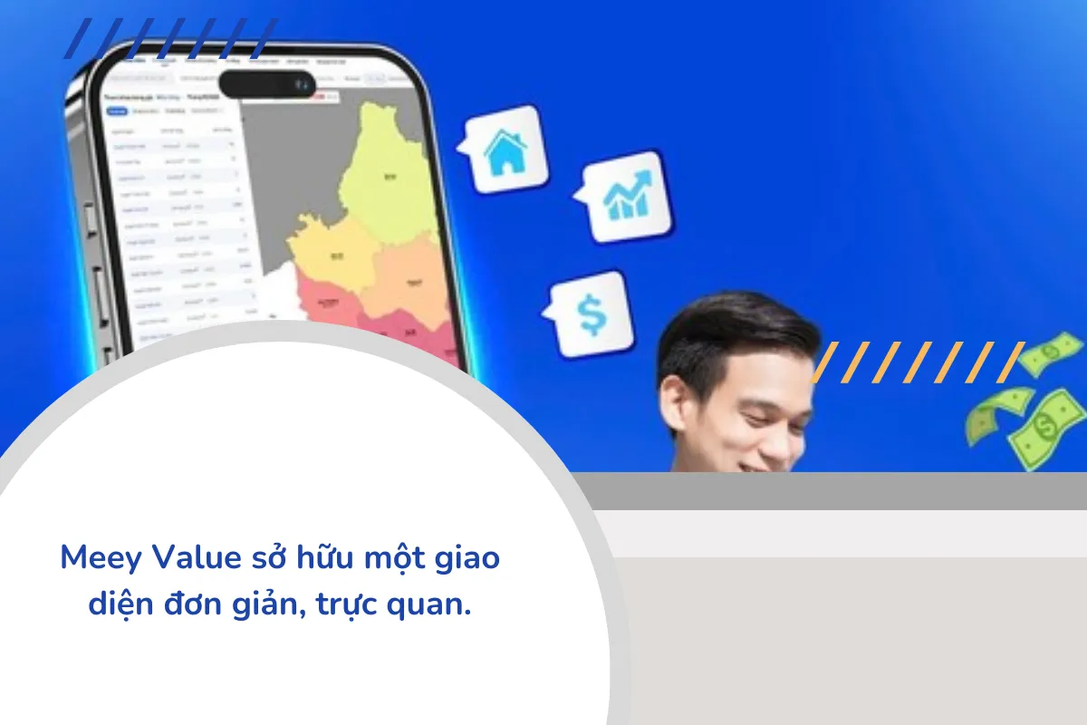 Meey Value sở hữu một giao diện đơn giản, trực quan.