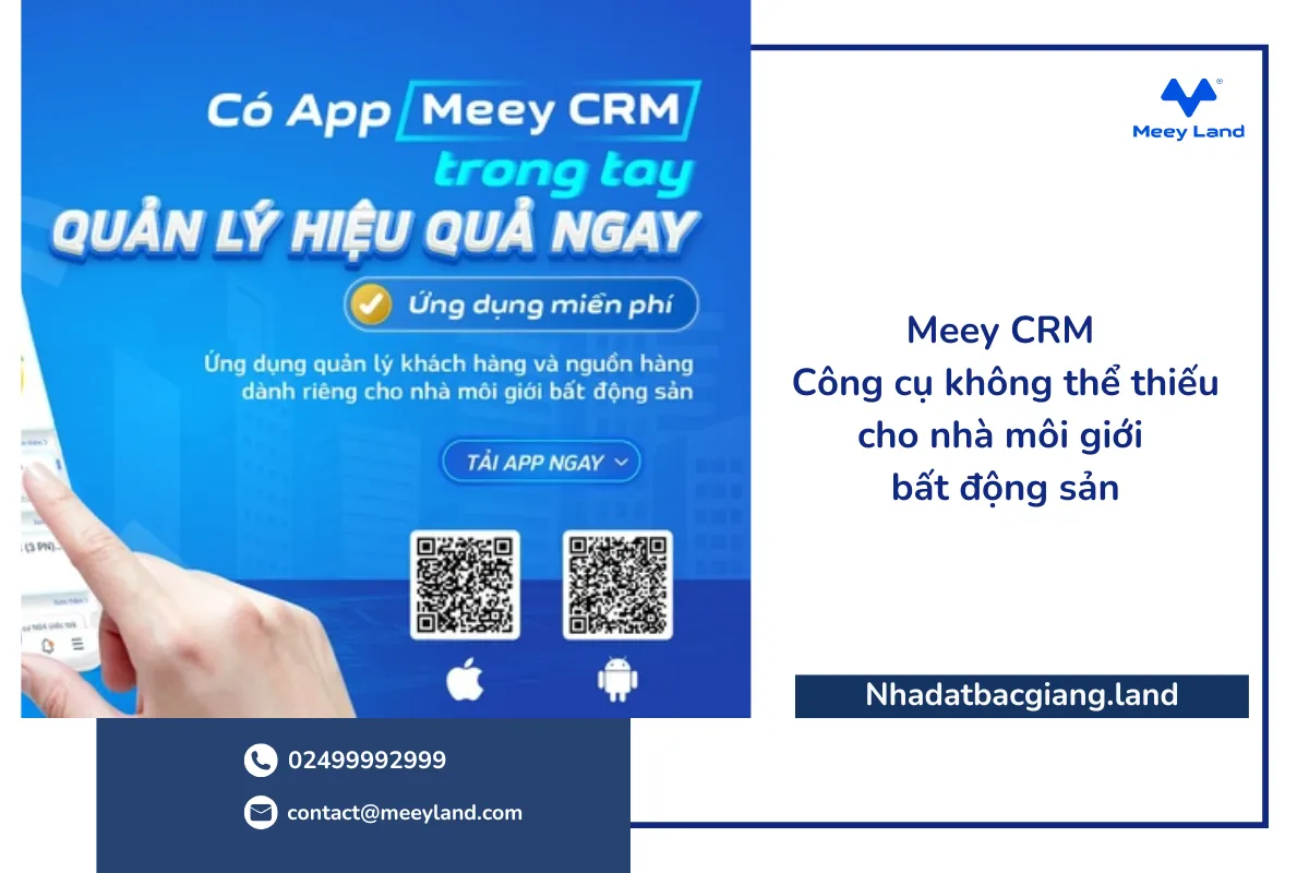 Meey CRM – Công cụ không thể thiếu cho nhà môi giới bất động sản