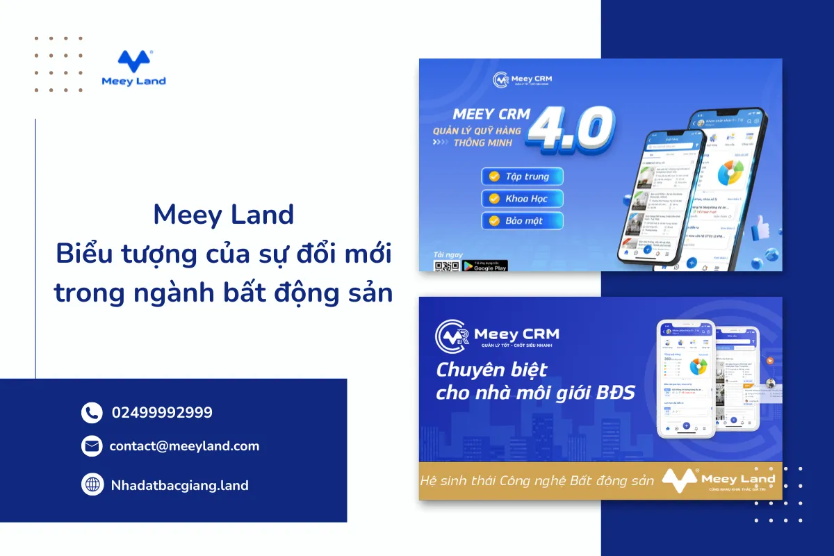 Meey Land cùng biểu tượng của sự đổi mới trong ngành bất động sản