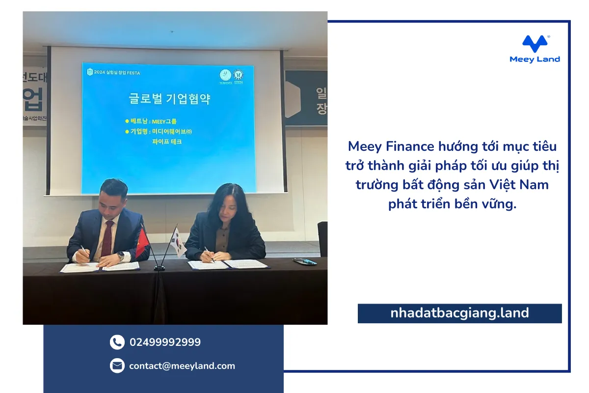 Meey Finance hướng tới mục tiêu trở thành giải pháp tối ưu giúp thị trường bất động sản Việt Nam phát triển bền vững.