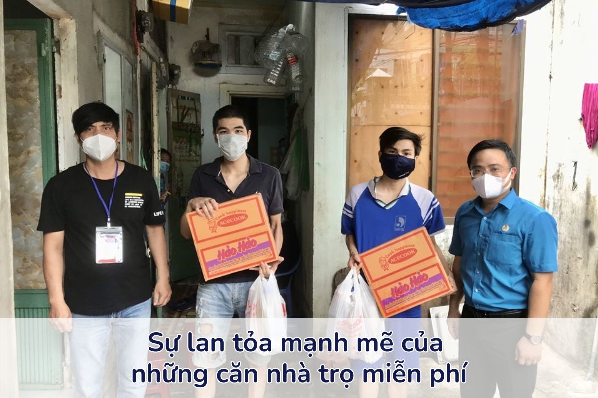 Sự lan tỏa mạnh mẽ của những căn nhà trọ miễn phí