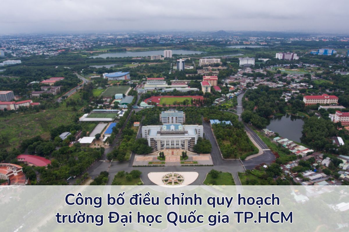 Công bố điều chỉnh quy hoạch trường Đại học Quốc gia TP.HCM