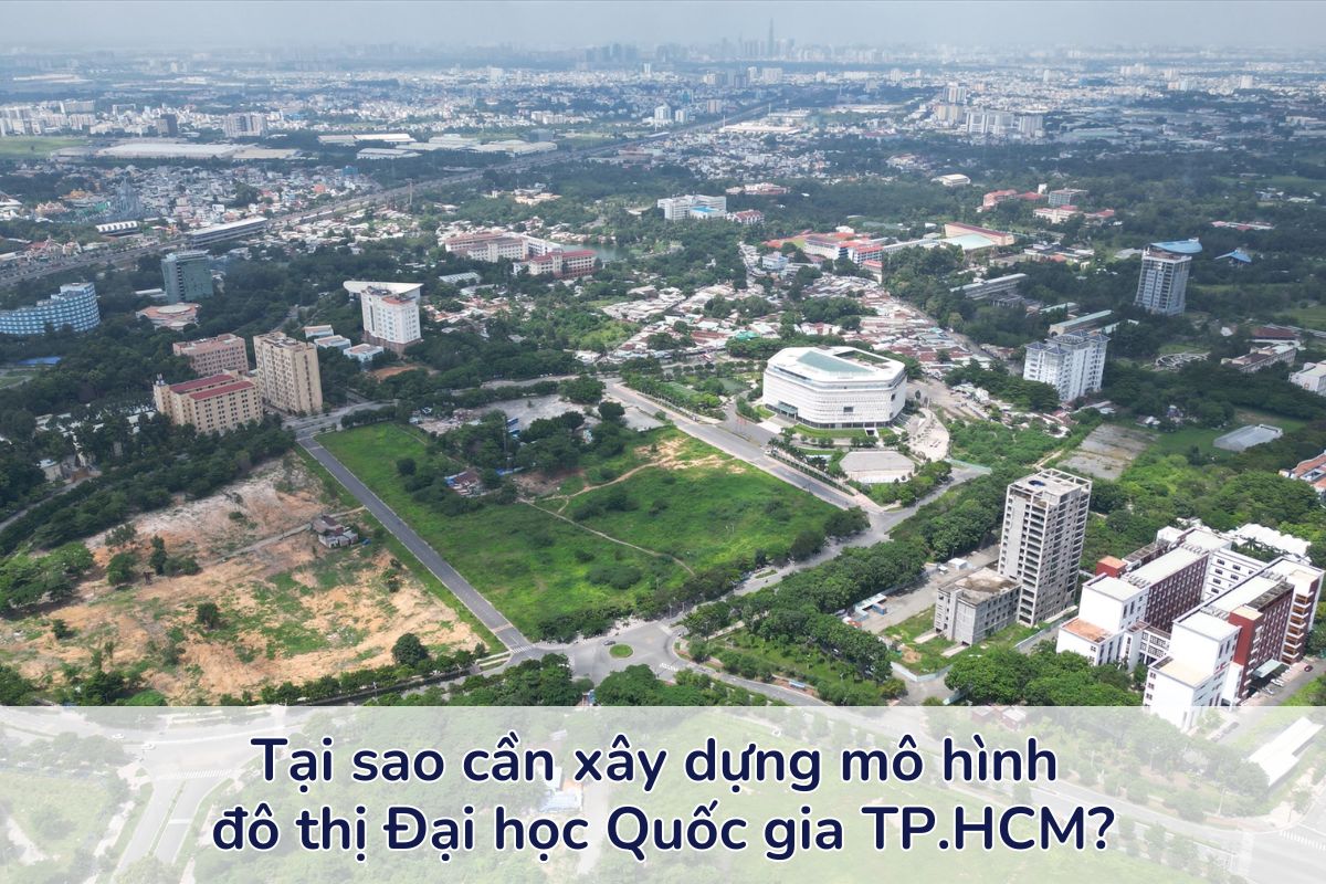 Hô biến đô thị Đại học Quốc gia TP.HCM thoát danh "ốc đảo"