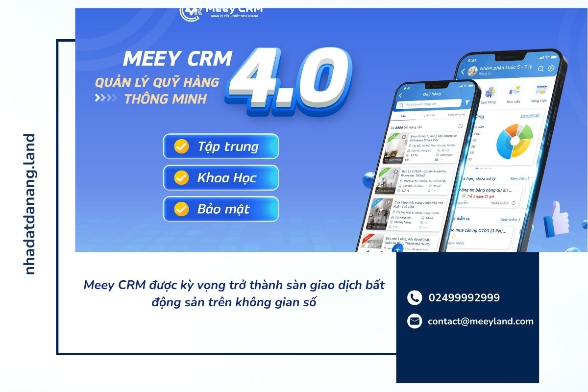 Meey CRM - Bước tiến mới trong quản lý bất động sản